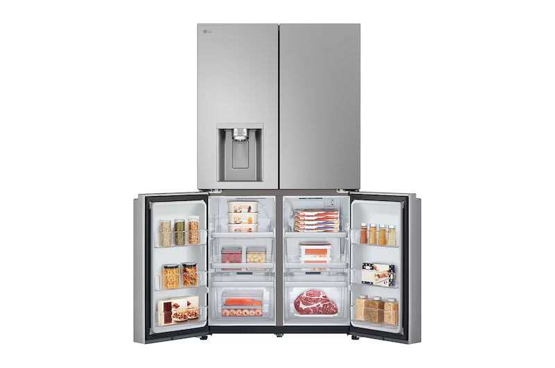 LG 637L French Door Plumbed Fridge with Ice and Water Stainless Steel GF-L700PL