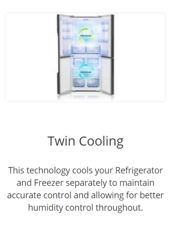 Hisense 695L French Door Refrigerator HR6CDFF695