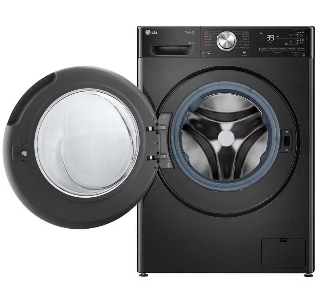 LG WV10-1412B 12kg Series 10 Autodose Front Load Washing Machine - Factory Seconds