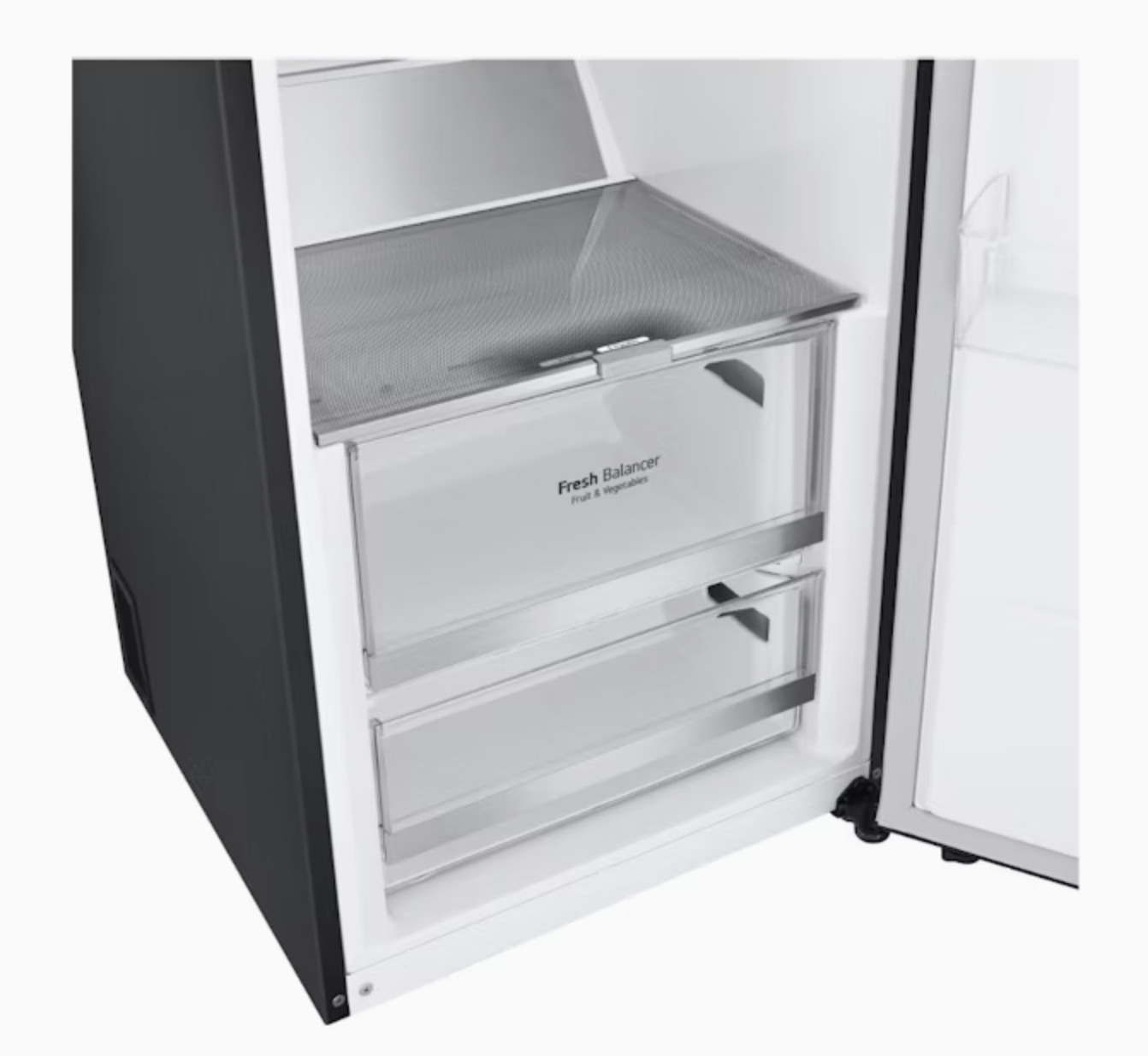 LG 386L Pigeon Pair Single Door Fridge (Matte Black)