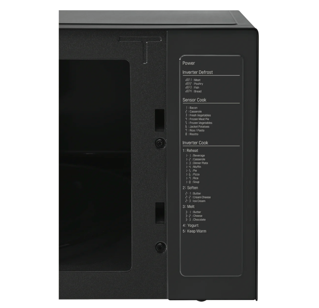 LG 42L 1200W NeoChef Smart Inverter Microwave Black