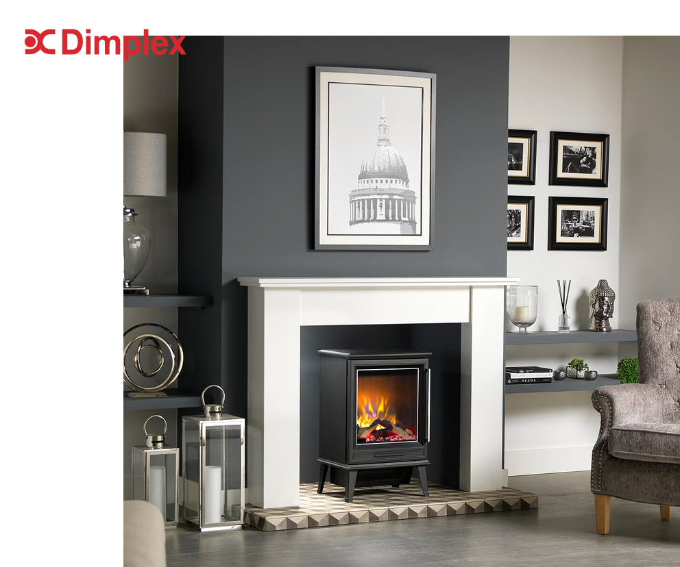 Dimplex LVT20-AU Optiflame Electric Fireplace Heater  2 Years Warranty