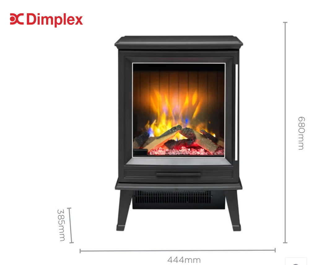 Dimplex LVT20-AU Optiflame Electric Fireplace Heater  2 Years Warranty