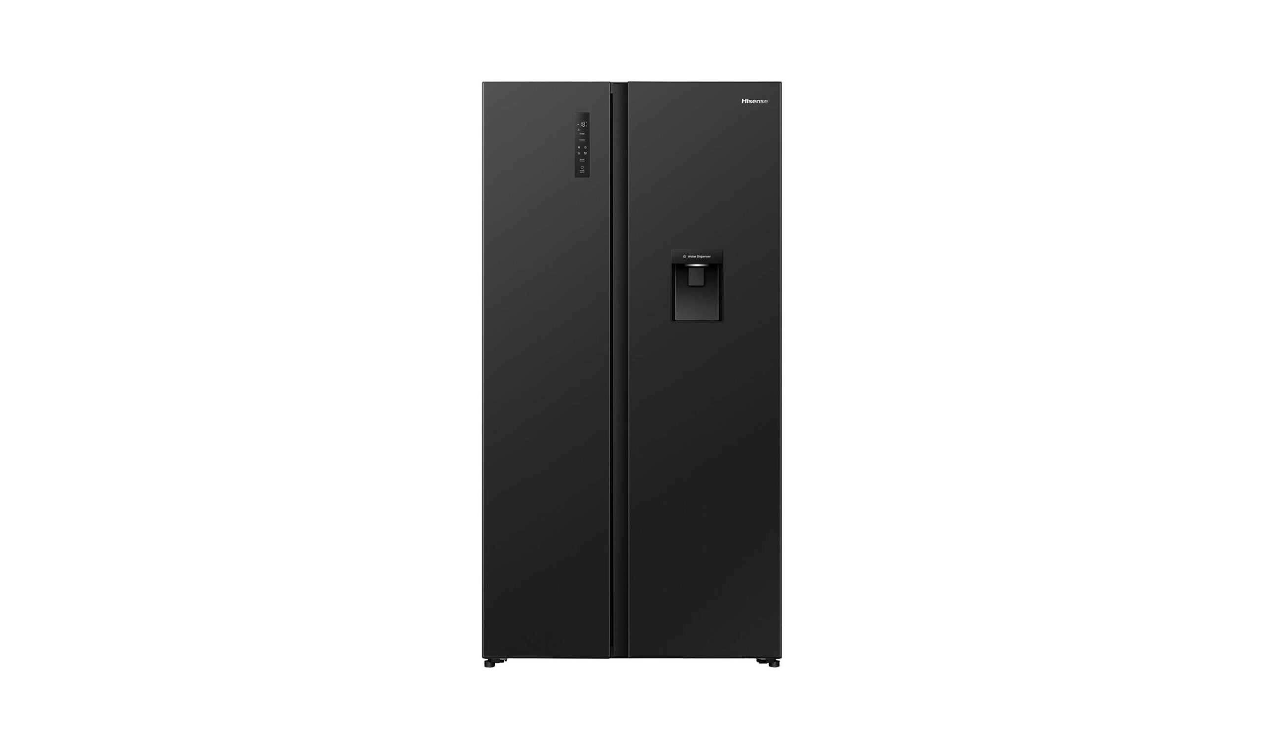Hisense HRSBS540BW 540L PureFlat Side by Side Refrigerator (Black) HRSBS540BW