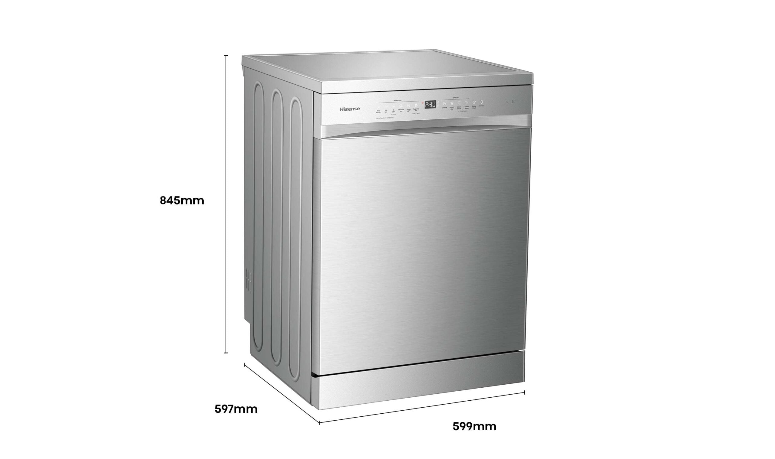 Hisense HSAA16FS 16-Place Setting Freestanding Dishwasher (Stainless Steel)