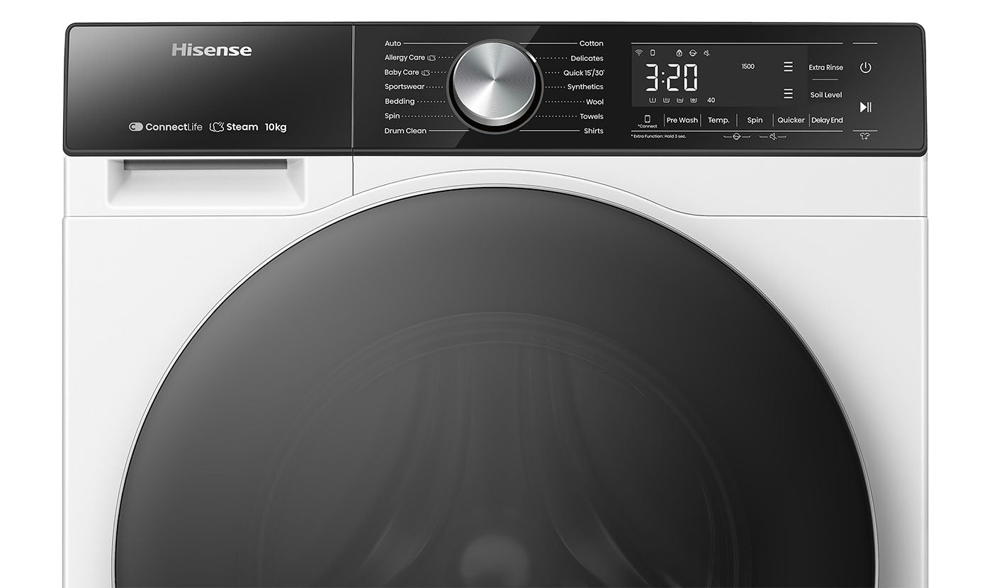 Hisense HWFS1015E 10kg Series 5 Front Load Washer (White)