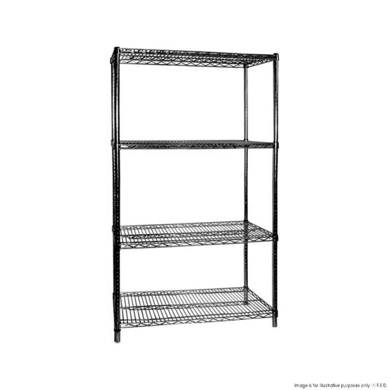B18/48 Four Tier Shelving - 457 mm deep x 1880 high x 1220 width