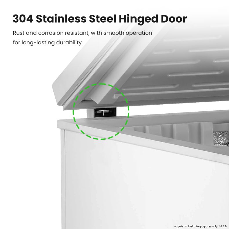 Thermaster 600L Chest Freezer with Stainless Steel Lid - BD600F