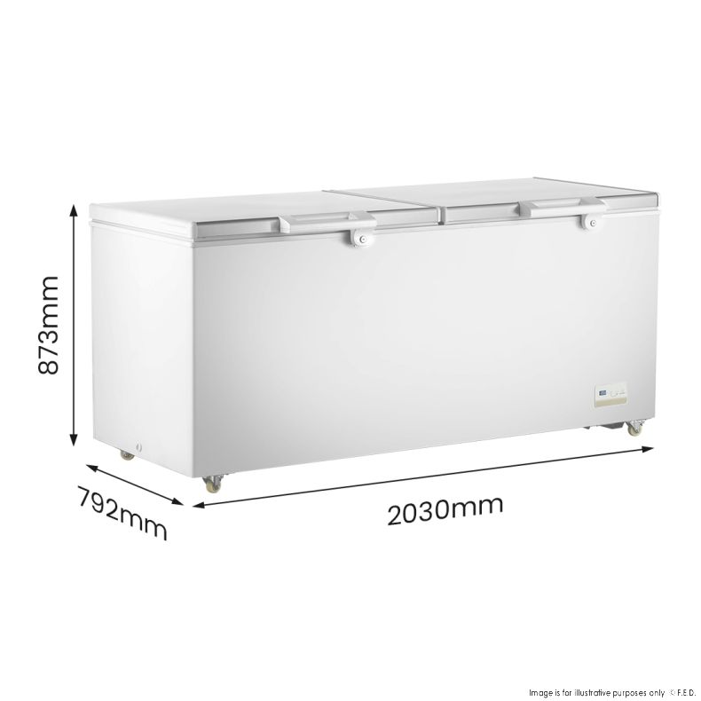 Thermaster 750L Chest Freezer with Stainless Steel Lid - BD750F