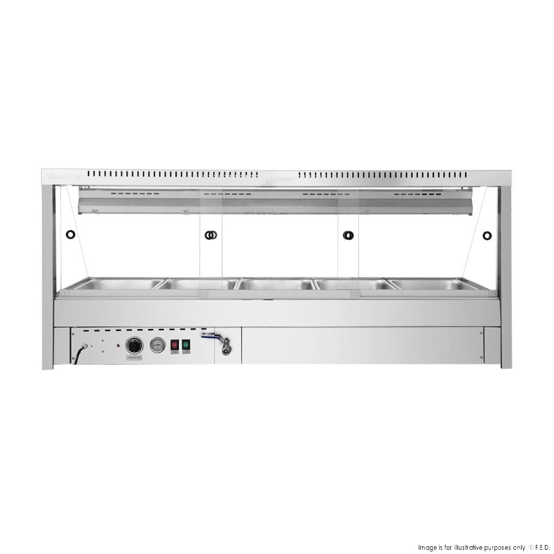 Bonvue Angled Countertop Wet and Dry Bain Marie BM17TC