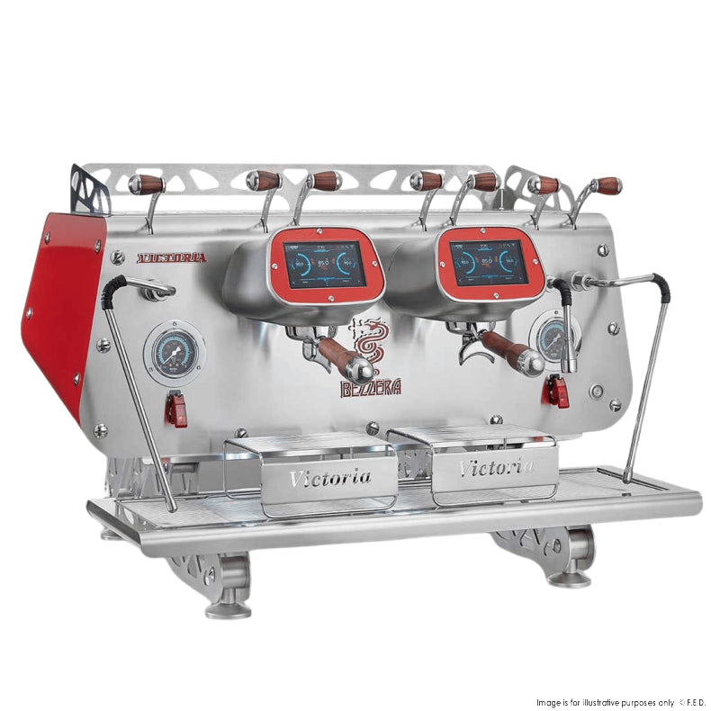Bezzera VICTORIA Red 2-Group Professional Espresso Machine - BZVICTORIA2R