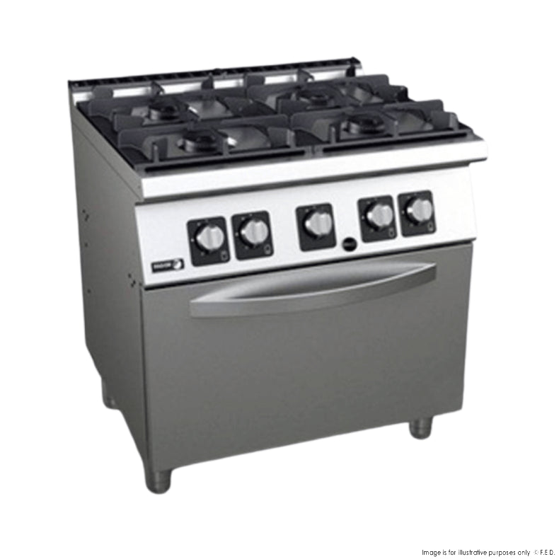 Fagor Kore 700 4 Burner Gas Range with Gas Oven - C-G741H