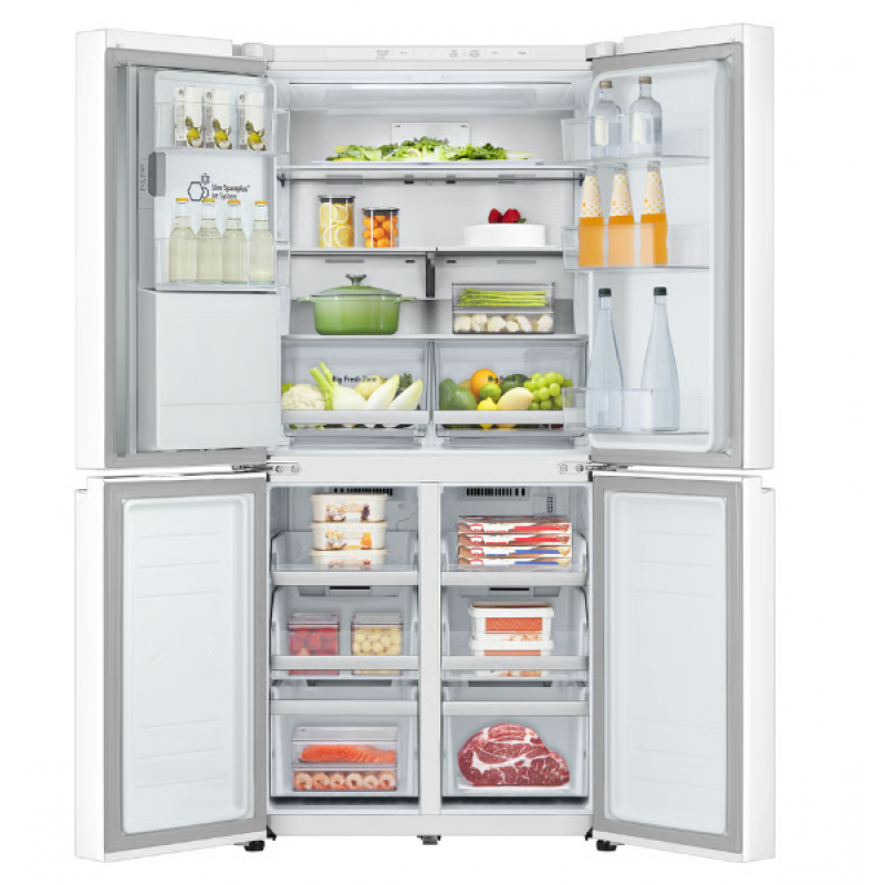 506L Slim French Door Fridge - Plumbed (GF-L500MWH)