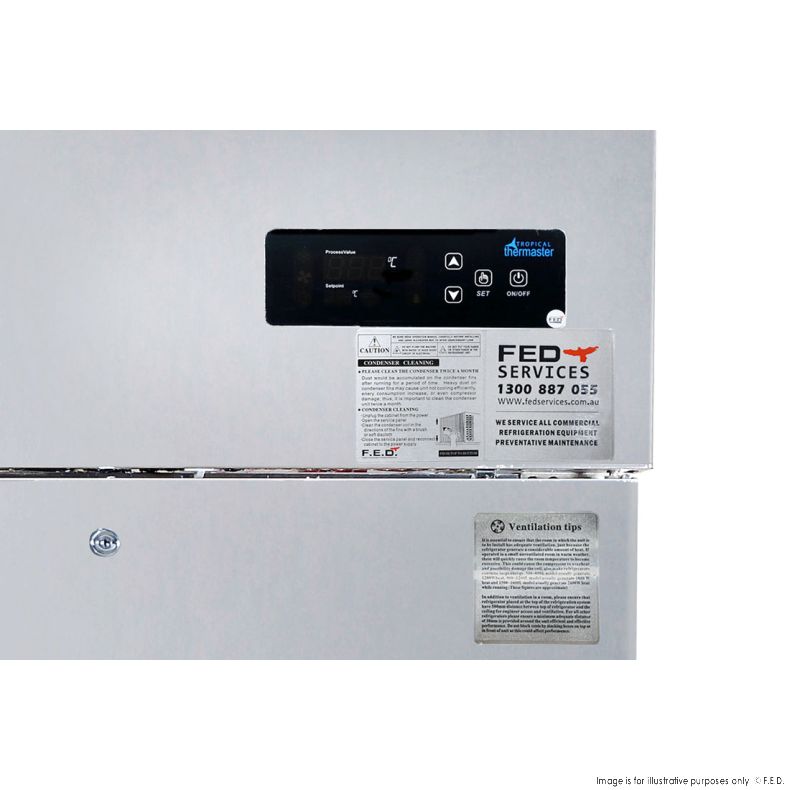 Thermaster Three Door SS Upright Storage Freezer - SUF1500