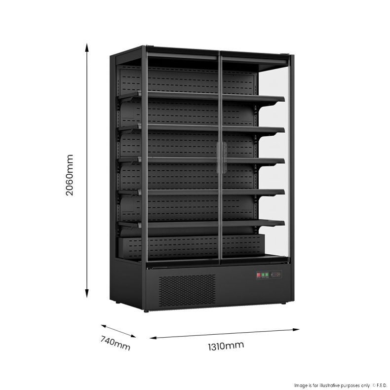 Thermaster Supermarket Panorama 2 Door Chiller Display - DC-125B