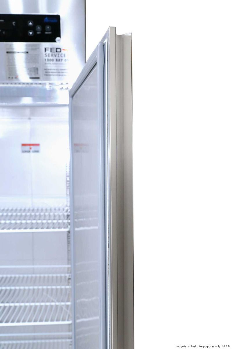 TROPICAL Thermaster 2 x Half door SS Fridge - SUC500