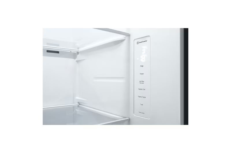 LG 655L Side by Side Fridge in Matte Black Finish GS-B655MBL