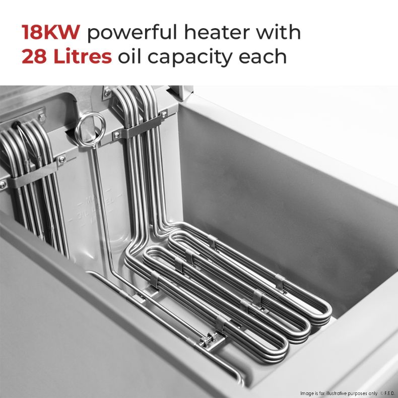 Frymax 28L Oil Capacity Electric Fryer  EF-28LE