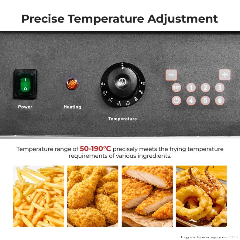 Frymax 28L Oil Capacity Electric Fryer  EF-28LE
