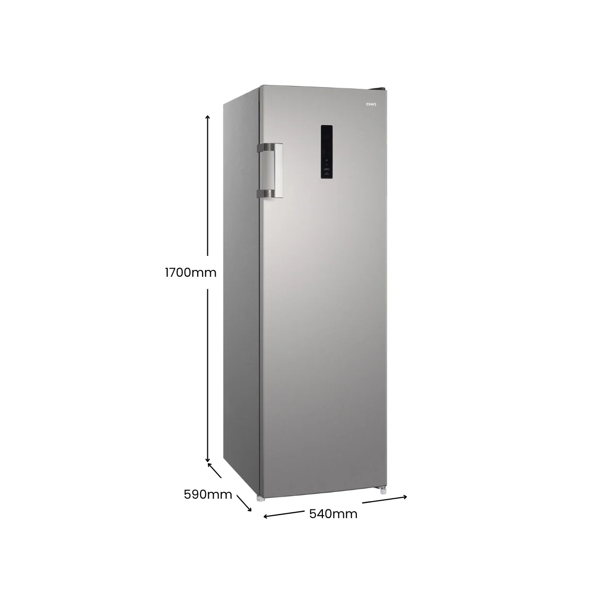 CHiQ 206L Hybrid Vertical Freezer Stainless Steel (CSH205NSS)