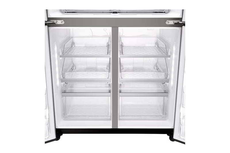 708L French Door Fridge, with Door-in-Door, in Black Stainless Steel (GF-D708BSL)