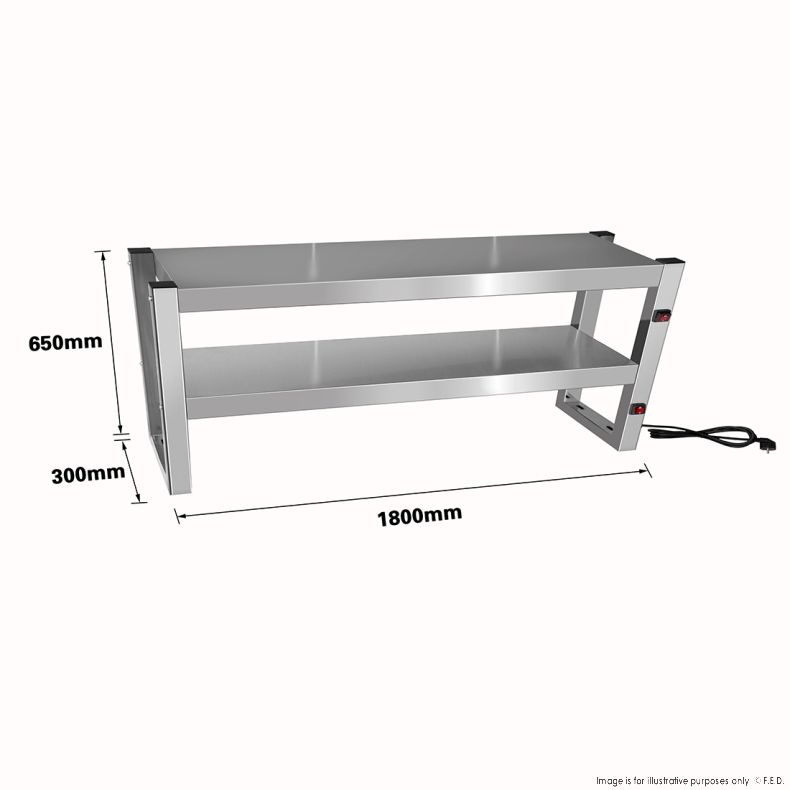Benchstar Commercial Food Warmer with 10 Lamps – FW10L-182