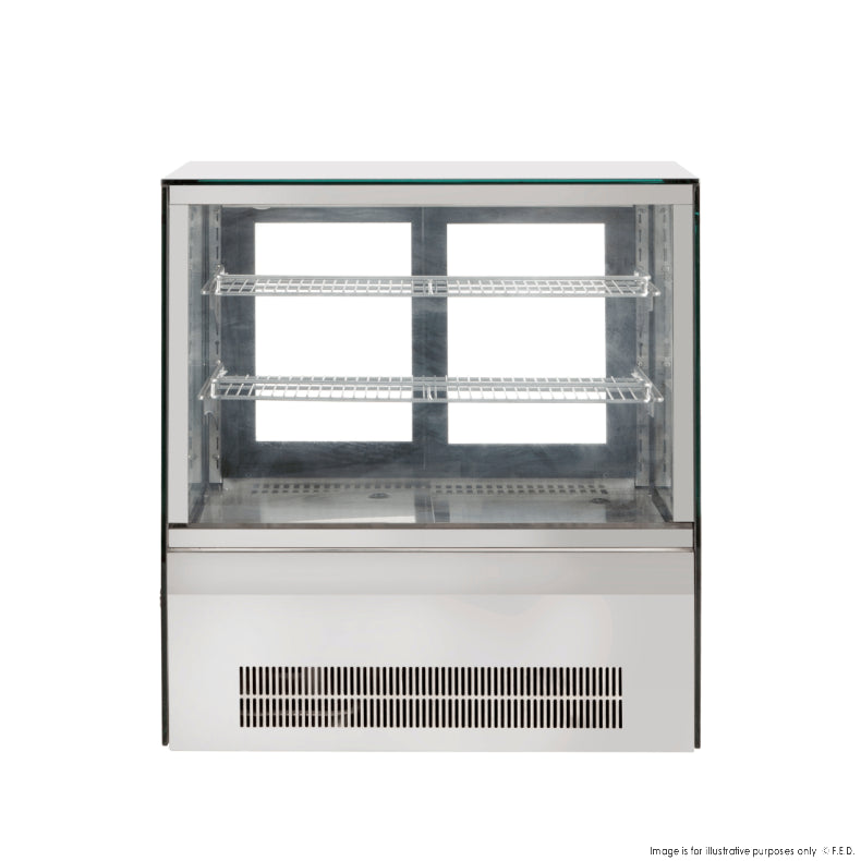 Bonvue counter top square glass cold food display - GN-660RT