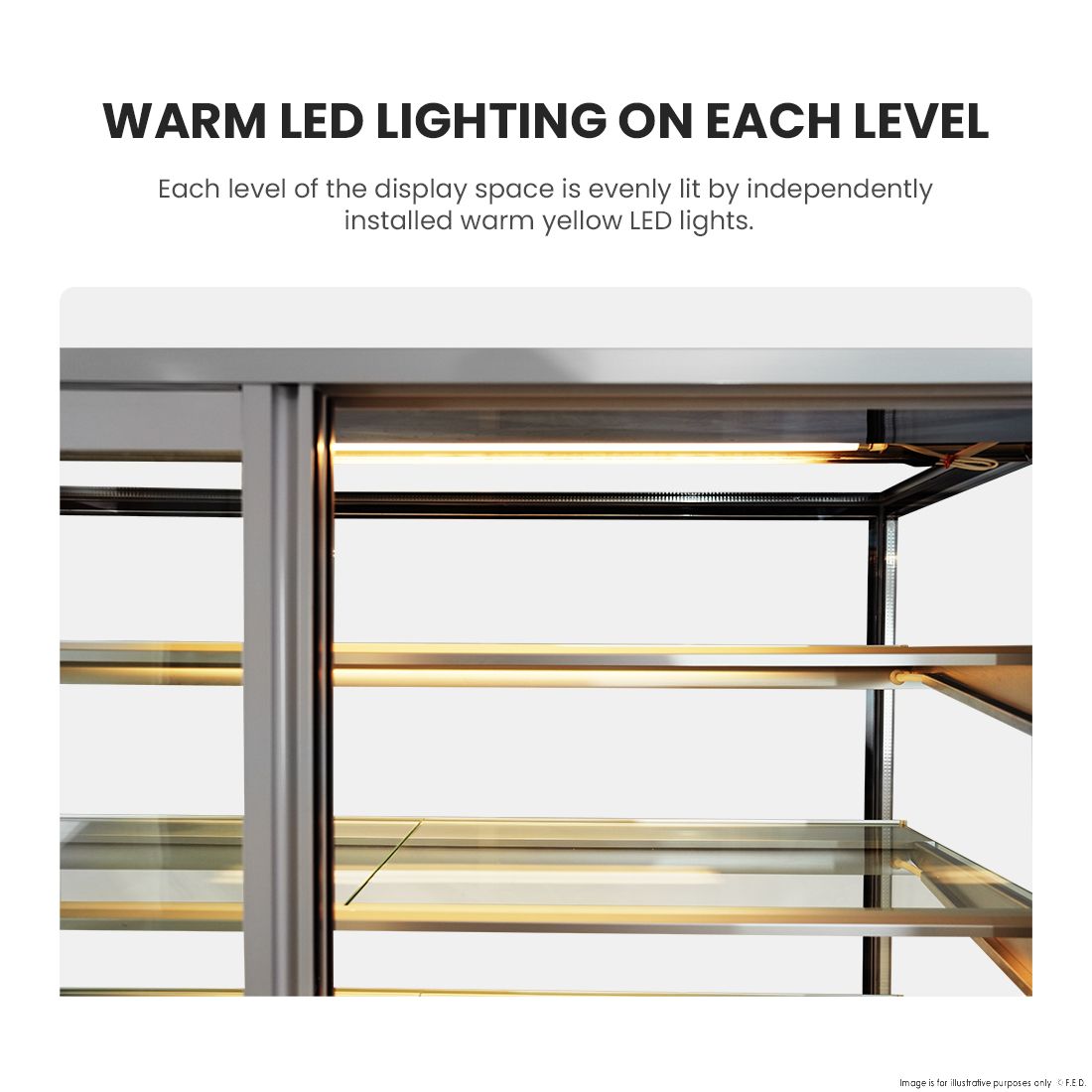 Bonvue Heated Display Cabinet - H-SF840V