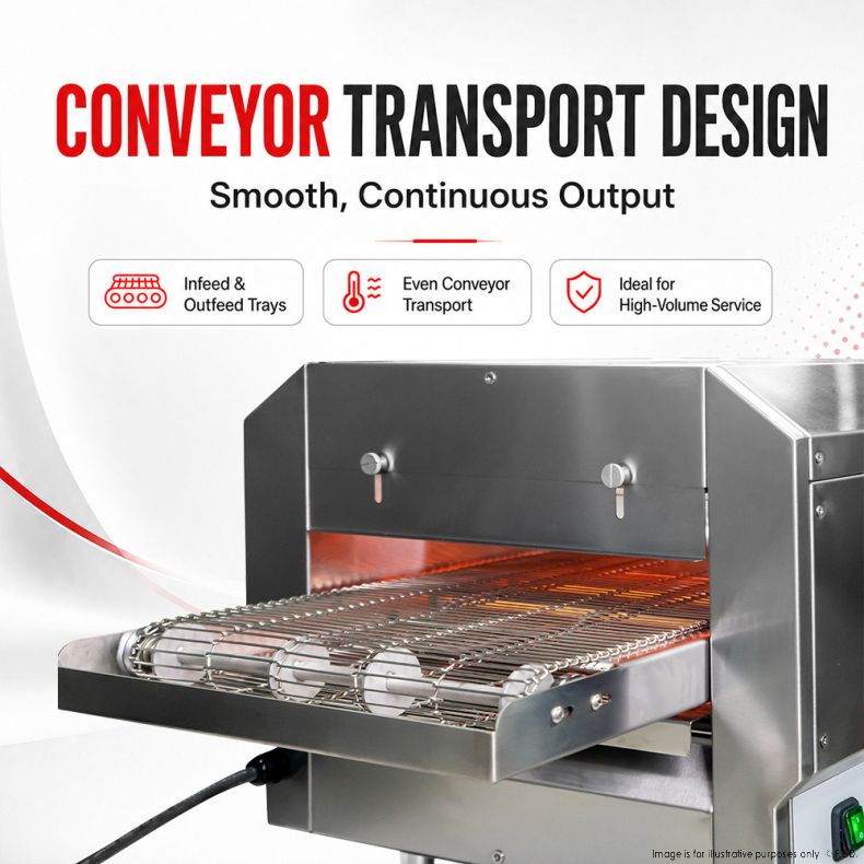 Bakermax Electric Conveyor Pizza Ovens - HX-14EP