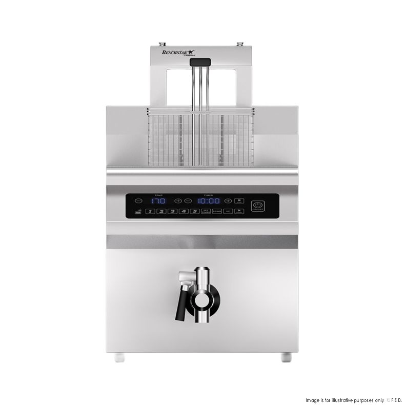 Benchstar Single Tank Auto Lifting Induction Fryer - IF3500S-AL