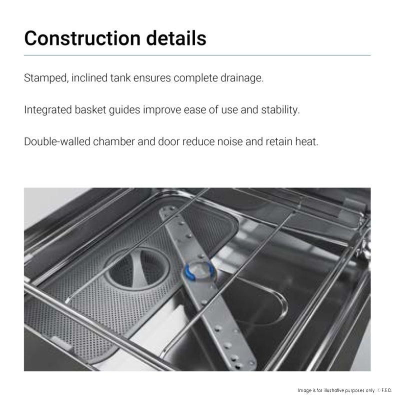 Fagor iNova Concept Front Loading Dishwasher - WUC-502TBD