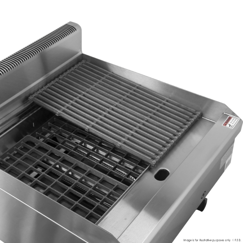 GASMAX Benchtop 2 Burner Chargrill - JUS-TRH60E