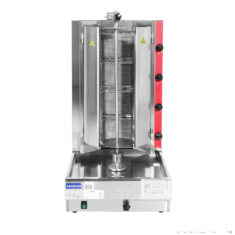 GasMax Semi-automatic 4 Burner NG Kebab Machine KB-4