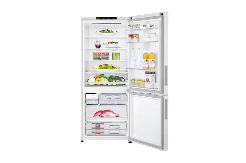 LG 420L Bottom Mount Fridge with Door Cooling in White Finish GB-455WL 2025