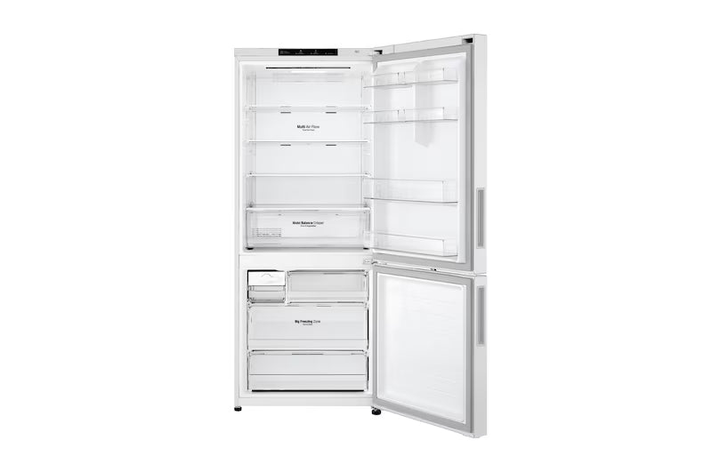 LG 420L Bottom Mount Fridge with Door Cooling in White Finish GB-455WL 2025