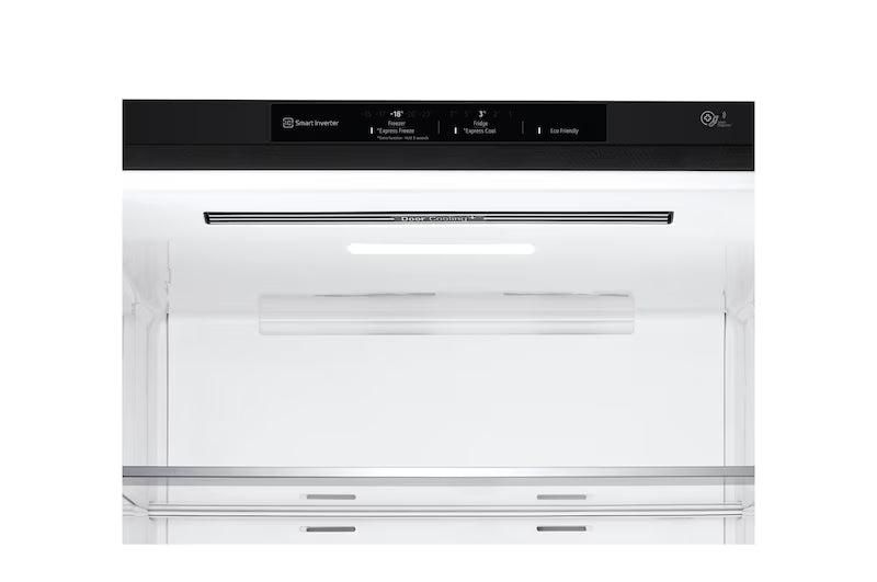 LG 420L Bottom Mount Fridge with Door Cooling in Black Finish GB-455BLE