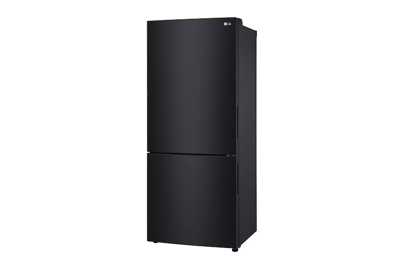 LG 420L Bottom Mount Fridge with Door Cooling in Black Finish GB-455BLE