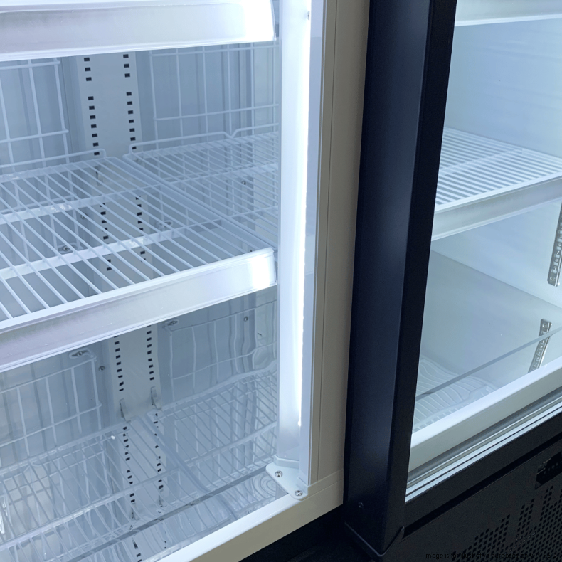 Thermaster Double Door Supermarket Fridge - LG-1000BGBM