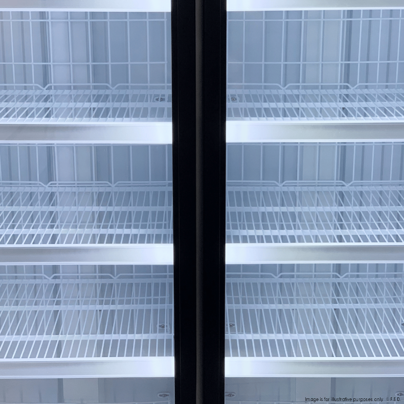 Thermaster Double Door Supermarket Fridge - LG-1000BGBM