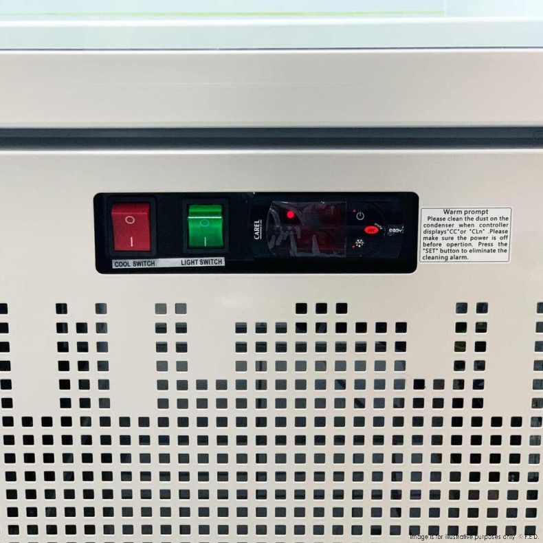 Thermaster Double Door Supermarket Fridge - LG-1000GBM