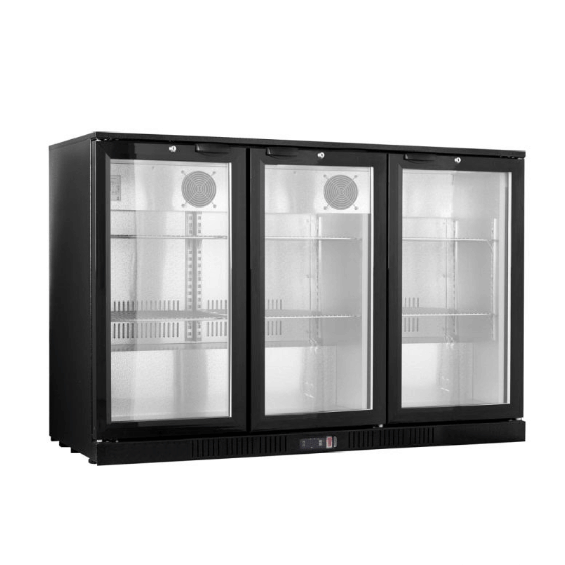 Thermaster Under Bench three Heated Glass Doors Bar Cooler with heater switch - LG-330TD