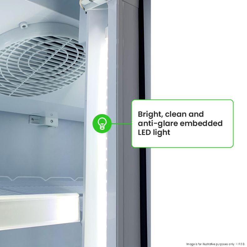 Thermaster Double Door Supermarket Fridge - LG-1000GBM