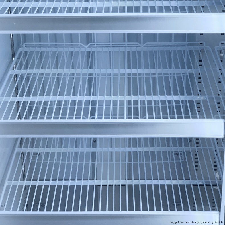 Thermaster Door Supermarket Fridge Black - LG-600BGBM
