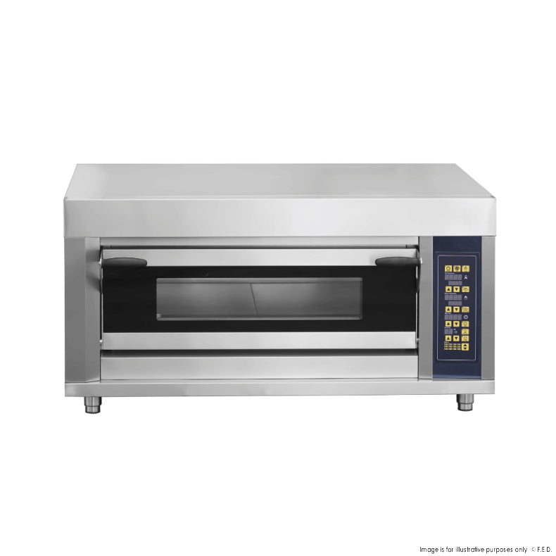 Bakermax Electric Deck Bakery Oven with steam - ME2ST-1