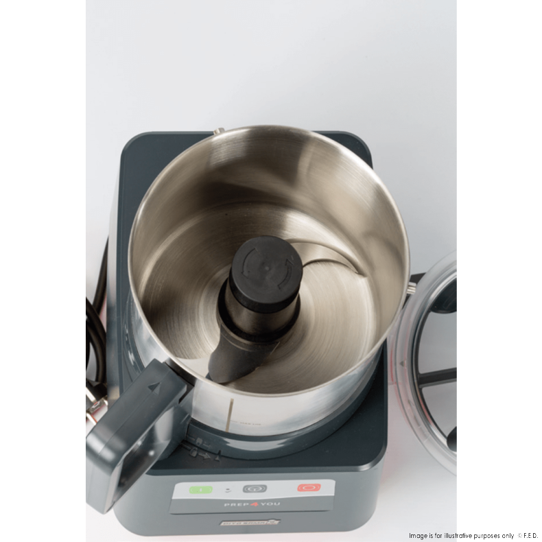 DITO SAMA PREP4YOU Cutter Mixer Food Processor 1 Speed 2.6L Stainless Steel Bowl P4U-PS2S