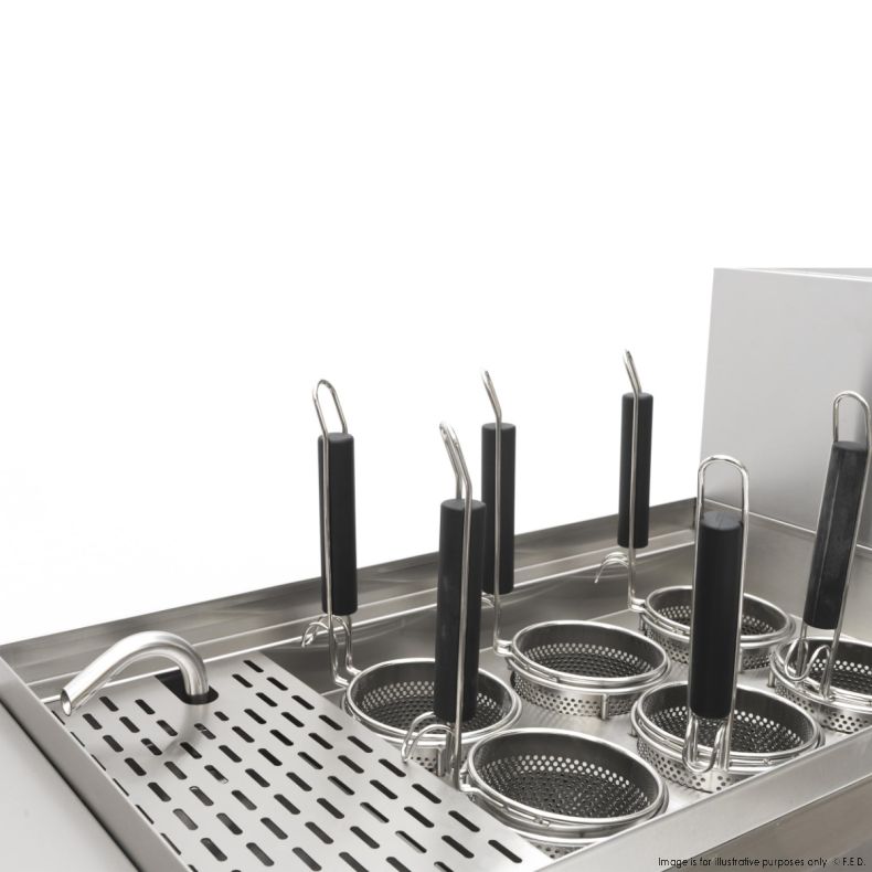 Gasmax V Pan LPG 6 Baskets Pasta and Noodle Cooker - PC150-6LPG