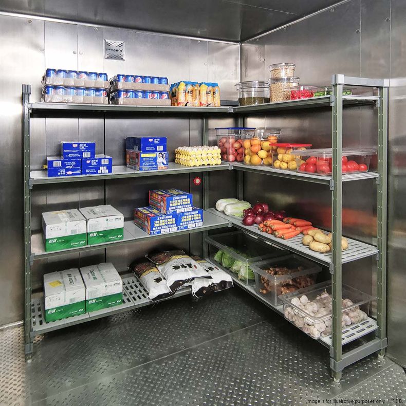 Modular System Poly Coolroom Shelving Starter Kit – PCU24/54