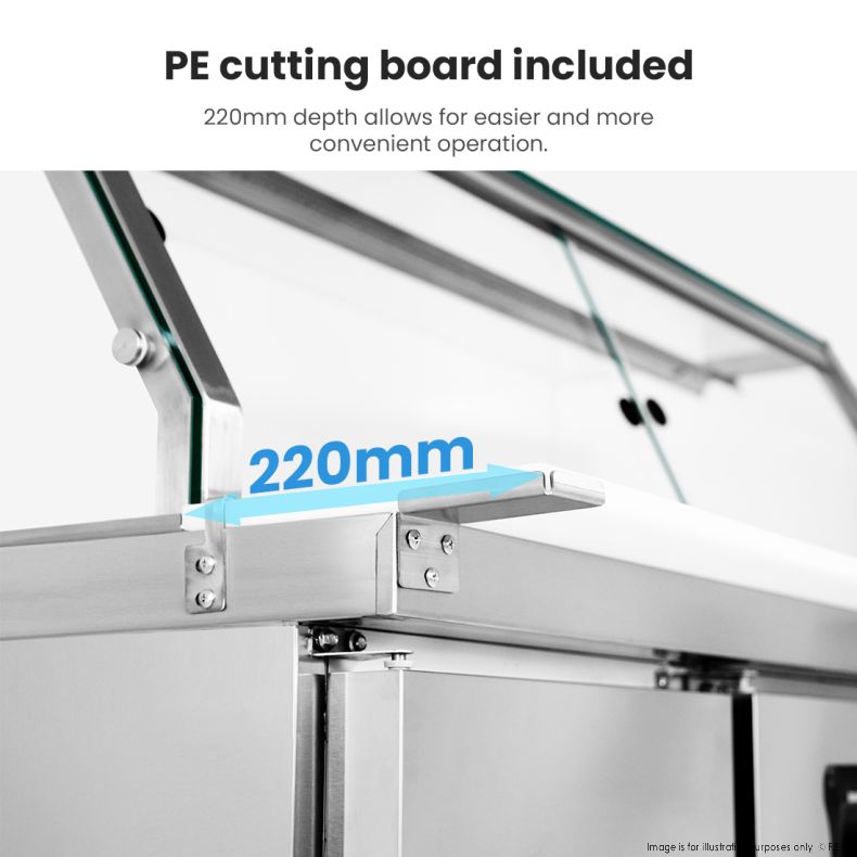 Thermaster Cold Salad & Noodle Bar 6x1/1 GN Pans - PG210FA-XG