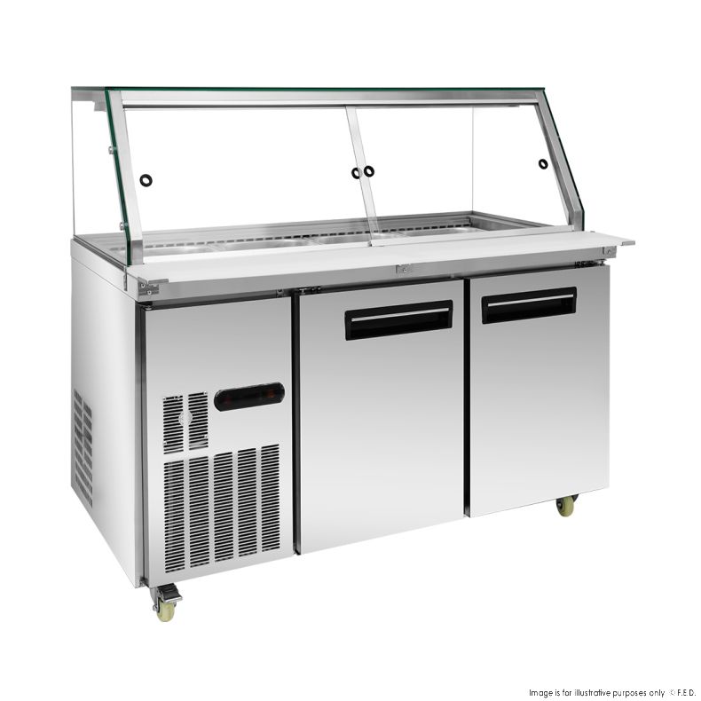 Thermaster Cold Salad & Noodle Bar 4x1/1 GN Pans PG150FA-XG