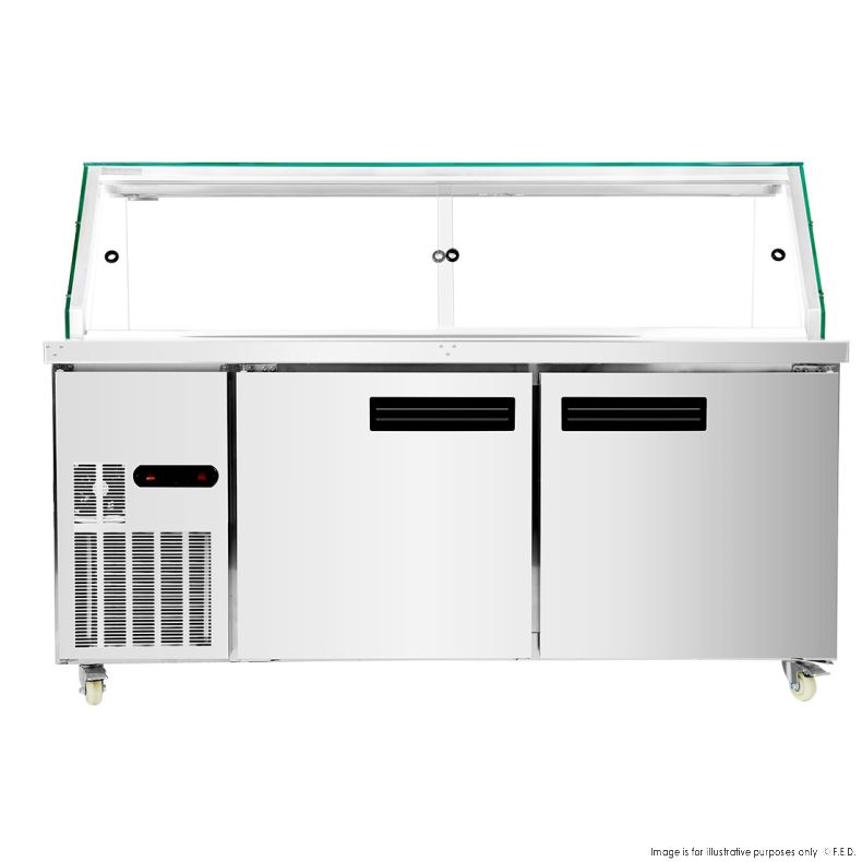 Thermaster Cold Salad & Noodle Bar 5x1/1 GN Pans - PG180FA-XG